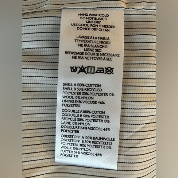 Anthropologie Central Park West Myles Cable-Knit  Sweater full zip XL beige NWT - Picture 10 of 16